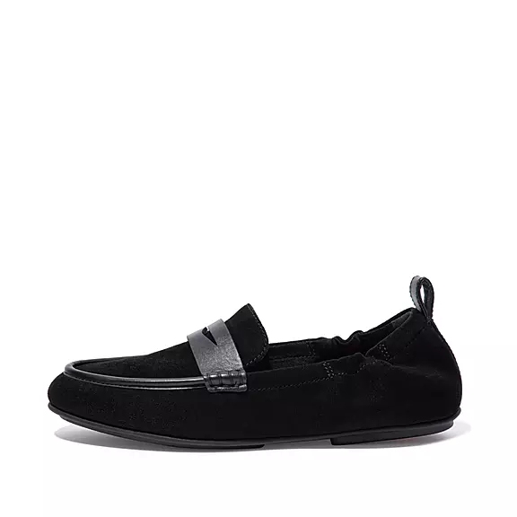 FitFlop ALLEGRO Mocka Penny Loafers Svarta | 13675788