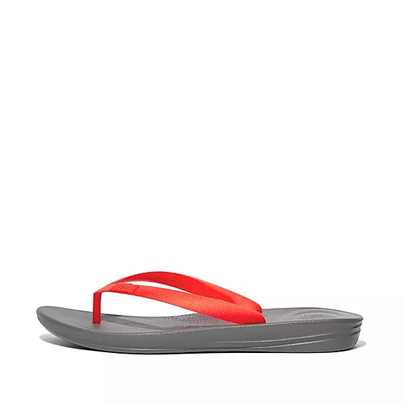 FitFlop IQUSHION Iqushion Ergonomic Badsandaler Grå | 62910244