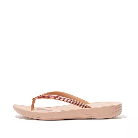 FitFlop IQUSHION Ombré Sparkle Badsandaler Rosa | 55902496