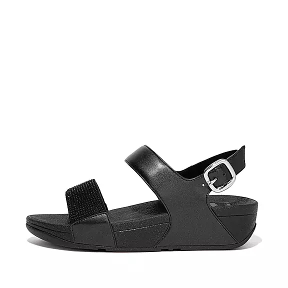 FitFlop LULU Crystal Sandaler Svarta | 62421527