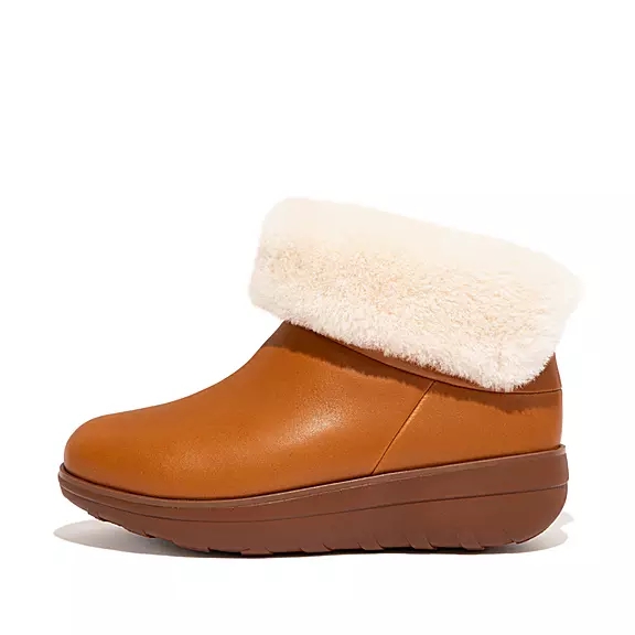 FitFlop MUKLUK SHORTY Vattentäta Shearling-Fodrade Stövletter LjusBruna | 65339986