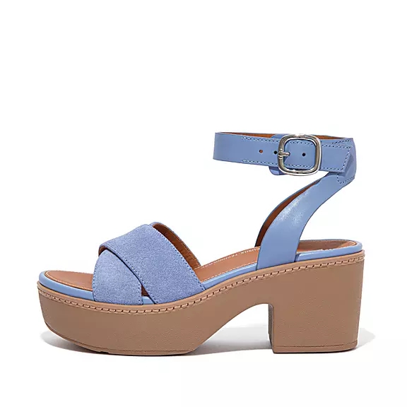 FitFlop PILAR Mocka-Mix Sandaler Lavendel | 68728159