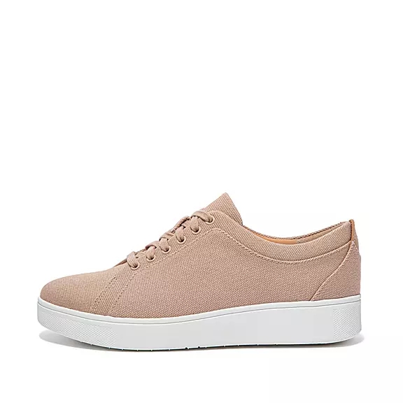 FitFlop RALLY Canvas Sneakers Beige | 22478327