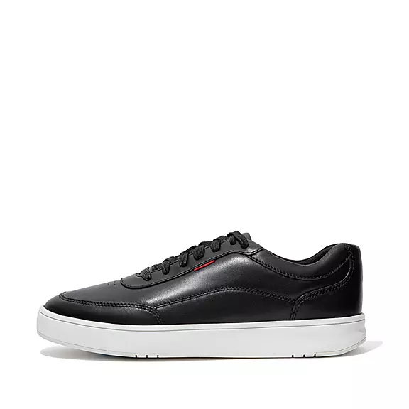 FitFlop RALLY X Läder Sneakers Svarta | 96254289
