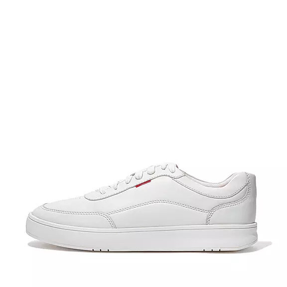 FitFlop RALLY X Läder Sneakers Vita | 94723660