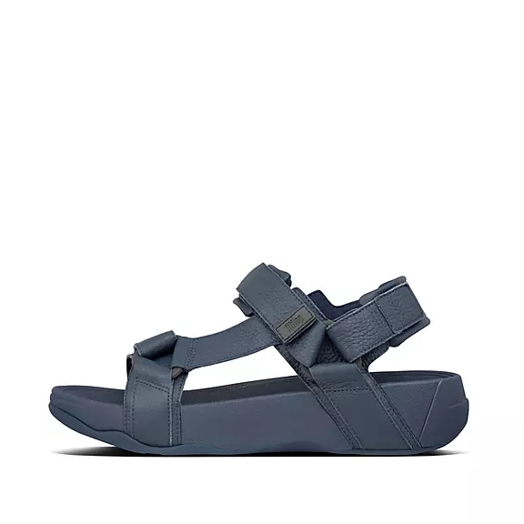 FitFlop RYKER Läder Mix Sandaler Marinblå | 56130446