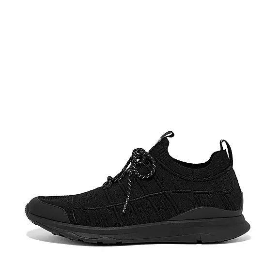 FitFlop VITAMIN FF Knit Sports Sneakers Svarta | 48054402