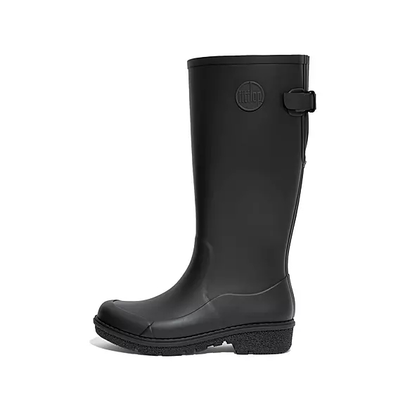 FitFlop WONDERWELLY Höga Gummistövlar Svarta | 73682996