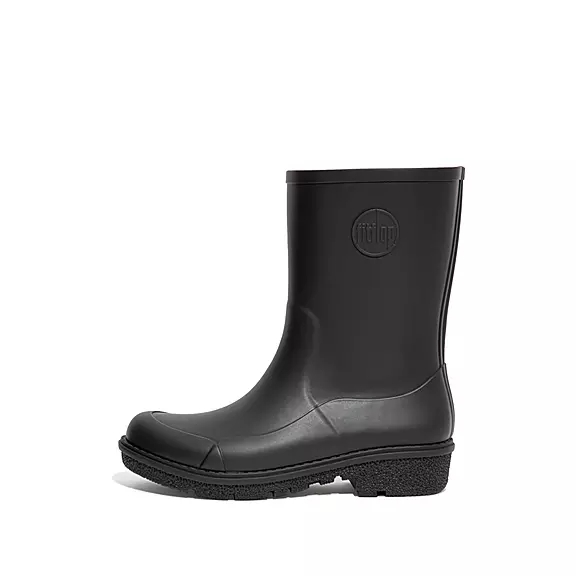 FitFlop WONDERWELLY Korta Gummistövlar Svarta | 92524299