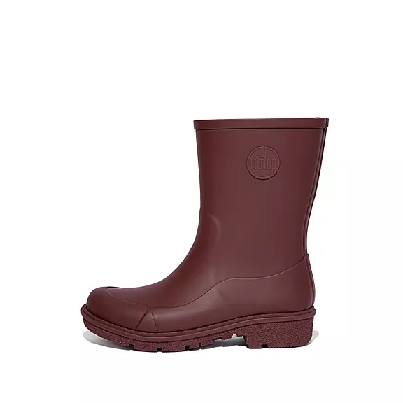 FitFlop WONDERWELLY Korta Gummistövlar Vinröda | 17019542